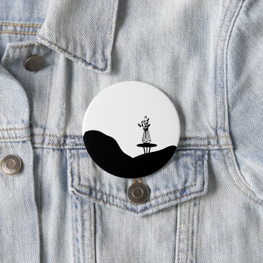 Boho Flower pot on table Ronde Button 7,6 Cm (In situ)