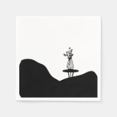 Boho Flower pot on table Servet (Voorkant)