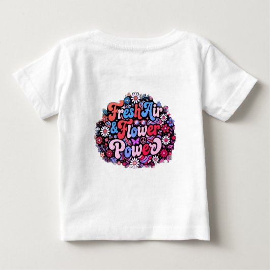 Boho Flower Power Grafisch (Achterkant)