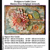 Boho Flower with Artisan Texture DZ9L Decoupage Tissuepapier