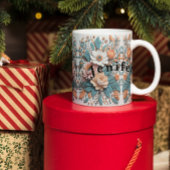 Boho Flowers 3D Mode Koffie Mok