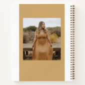 Boho Flowers Afstuderen Fotogastenboek Notitieboek (Achterkant)