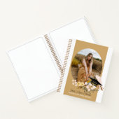 Boho Flowers Afstuderen Fotogastenboek Notitieboek (Binnen)