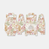 Boho Flowers and Leaves Vrijgezellenfeest Bedankdoosjes (Uitgevouwen)