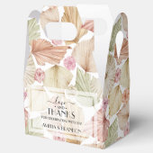 Boho Flowers and Leaves Vrijgezellenfeest Bedankdoosjes (Geopend)