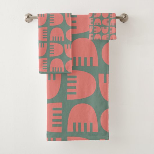 Boho Flowers Bad Handdoek (Insitu)