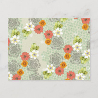 Boho Flowers Briefkaart