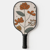 Boho Flowers Custom Pickleball Paddle (Achterkant)