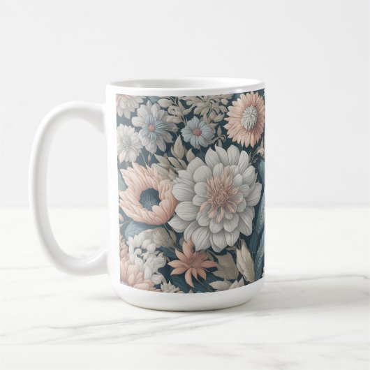 Boho Flowers Design 15 oz Classic Mok (Links)