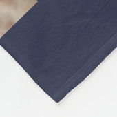 Boho Flowers Family Photo Collage Fleece Deken (Hoek)