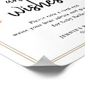 Boho Flowers & Feathers Advice Kaarten Display Sig Poster (Hoek)