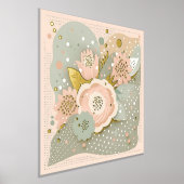 Boho Flowers Folie Afdrukken (Laagn)