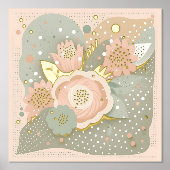 Boho Flowers Folie Afdrukken (Voorkant)