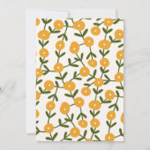 Boho Flowers Love in Bloom Vrijgezellenfeest Kaart (Achterkant)