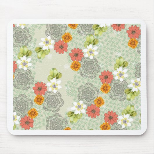 Boho  Flowers Muismat (Voorkant)