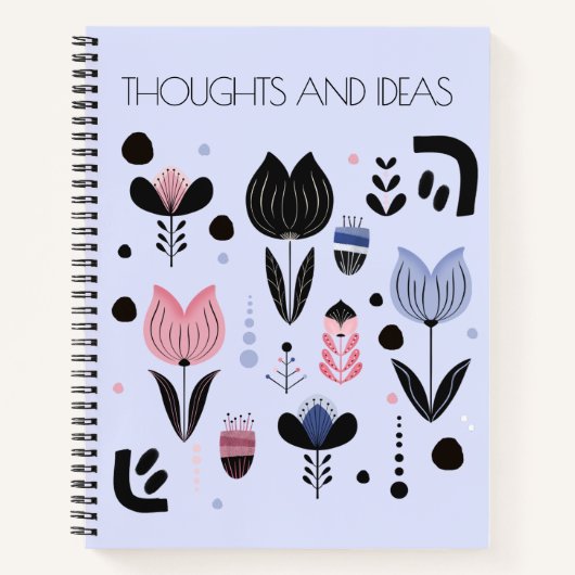 Boho Flowers Notitieboek (Voorkant)