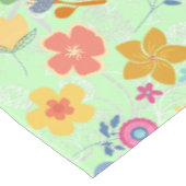 Boho Flowers Pattern B01.w LGreen BG Tafelkleed (Gekanteld)