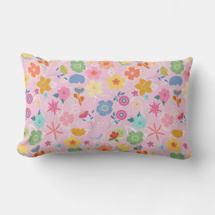 Boho Flowers Pattern B01.w LPink BG Kussen