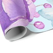 Boho Flowers Pattern Cadeaupapier (Rol Hoek)