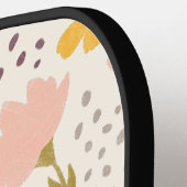 Boho Flowers Pickleball Paddle | Personaliseer het (Links Detail)