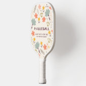 Boho Flowers Pickleball Paddle | Personaliseer het (Links)