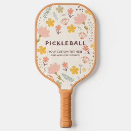 Boho Flowers Pickleball Paddle | Personaliseer het