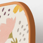 Boho Flowers Pickleball Paddle | Personaliseer het (Links Detail)