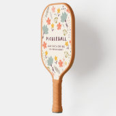 Boho Flowers Pickleball Paddle | Personaliseer het (Links)
