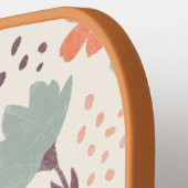 Boho Flowers Pickleball Paddle | Personaliseer het (Links Detail)