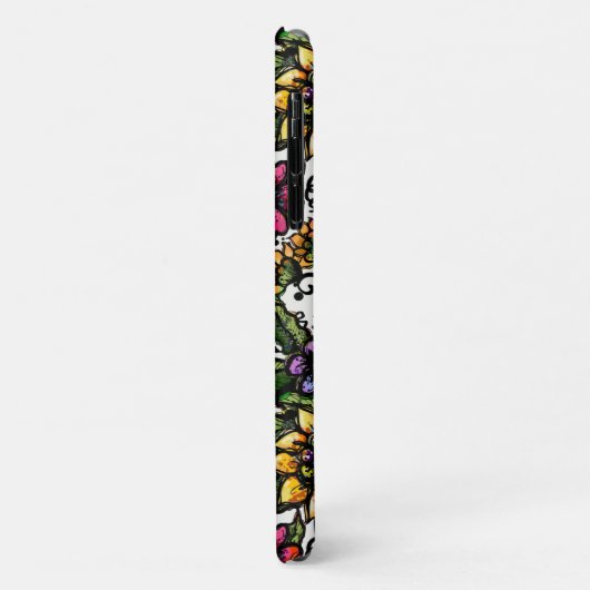 Boho Flowers | Roze en geel Floral Case-Mate iPhone Case (Achterkant/links)