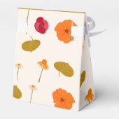 Boho Flowers Vrijgezellenfeest Favor Box Bedankdoosjes (Achterkant)