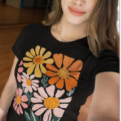 Boho Flowers Wildflower Daisy T-shirt
