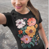 Boho Flowers Wildflower Tri-Blend Shirt