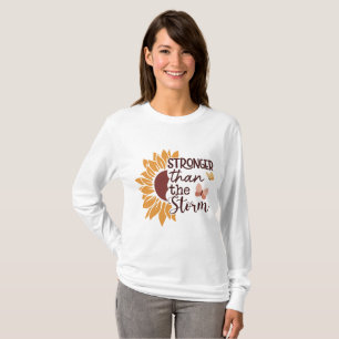 Boho Flowers Wildflowers Bijbelvers T-shirt