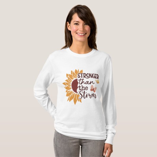Boho Flowers Wildflowers Bijbelvers T-shirt (Voorkant volledig)