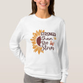 Boho Flowers Wildflowers Bijbelvers T-shirt (Voorkant)