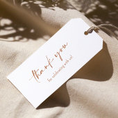 Boho Fluffy Pampas Gras Bruids Bruiloft Bedanken Cadeaulabel