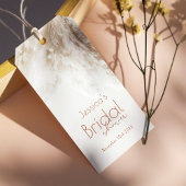Boho Fluffy Pampas Gras Bruids Shower Bedankt Cadeaulabel