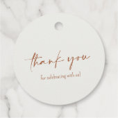 Boho Fluffy Pampas Grass Vrijgezellenfeest Bedankt Bedankjes Labels (Achterkant)