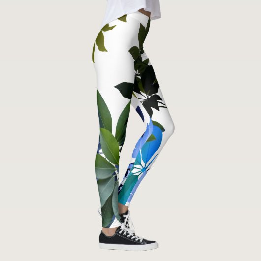 Boho Foliage Art Leggings (Rechts)