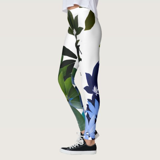 Boho Foliage Art Leggings (Links)