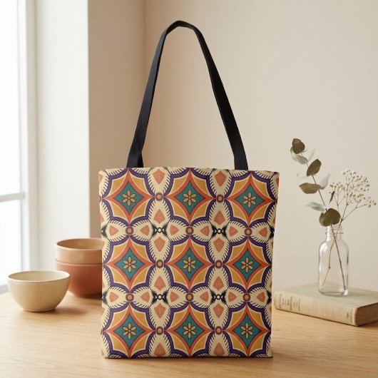 Boho Folk Art Boodschaptas Tote Bag