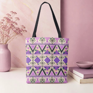 Boho Folk Art Schoudertas Tote Bag