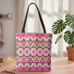 Boho Folk Art Schoudertas Tote Bag