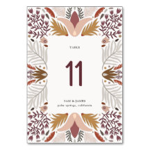 Boho Folk Botanische Grens Lijst Bruiloft