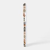 Boho Folk Floral Geometric Seamless Pattern iPhone 16 Hoesje (Linkerkant)