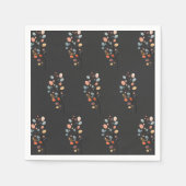 Boho Folk Herfst Autumn Leaf Thanksgiving Servet (Voorkant)