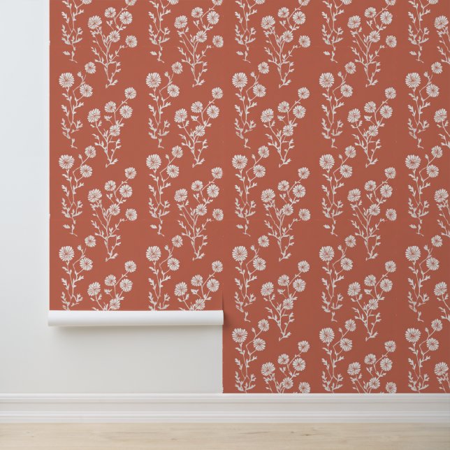 Boho Folk Patroon Behang (Applicatie)