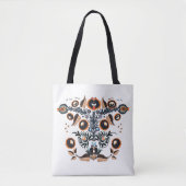 Boho Folk Patroon Tote Bag (Voorkant)