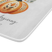 Boho Folk Pumpkin Thanksgiving Snijplank (Hoek)